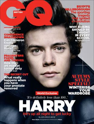 gq uk, one direction (harry styles)